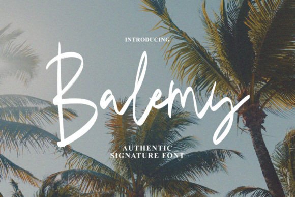 Balemy Font: Elevate Digital Campaigns with Handmade Script