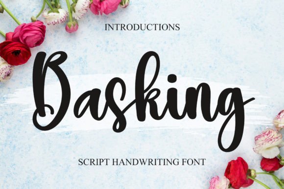 Basking: A Modern Handwritten Font for Joyful Branding Projects