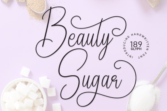 Beauty Sugar: A Sweet Script Font for Handmade Labels, Invitations & More