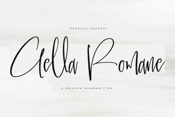 Elevate Editorial Design with Gella Romane: A Modern Handwritten Script Font