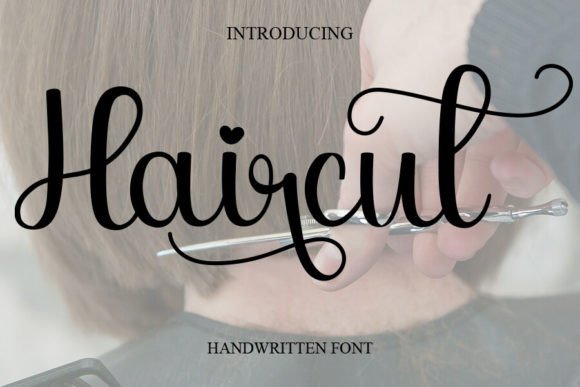 Haircut Font: Elevate Your Craft Projects with Timeless Elegance