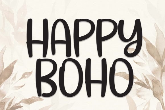 Happy Boho: A Versatile Handwritten Font for Modern Editorial Design