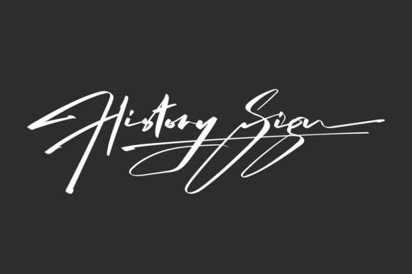 History Sign Font: Elevate Your Brand with a Stylish Script Typeface