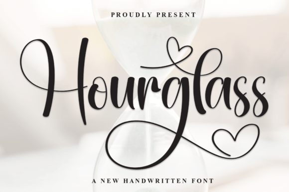 Hourglass Font: Elevating Web Design with Elegant Handwritten Typography