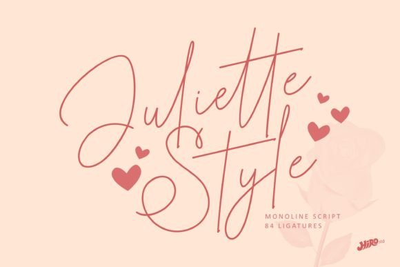 Juliette Style: A Graceful Script Font for Elegant Editorial Design