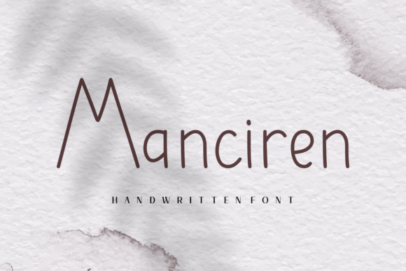 Manciren Font: Elegant Typography for Editorial Design