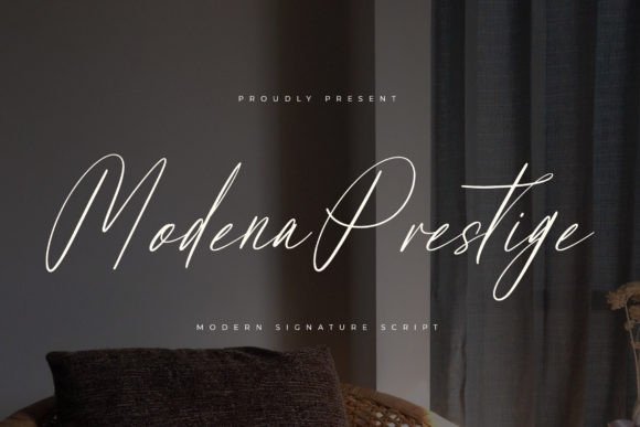 Modena Prestige Font for Editorial Design