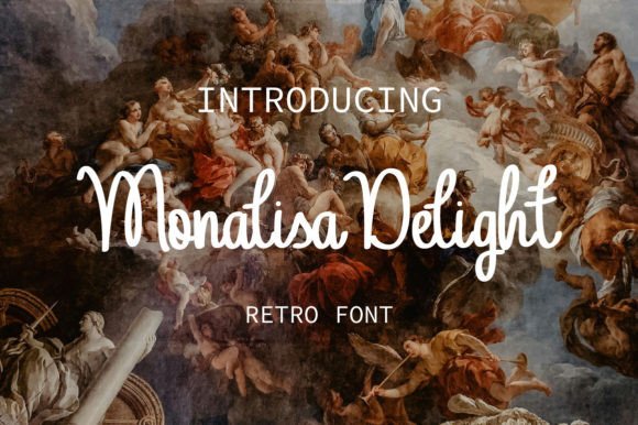 Monalisa Delight Font for Handmade Crafts