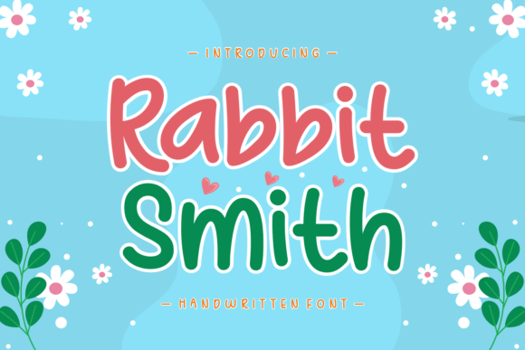 Rabbit Smith Font: Handwritten Charm for Makers