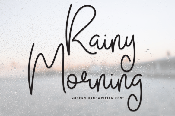 Rainy Morning: A Handwritten Font That Elevates Small Business Branding