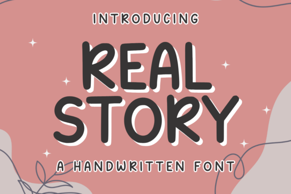 Real Story Font: A Sweet Touch for Professional Branding