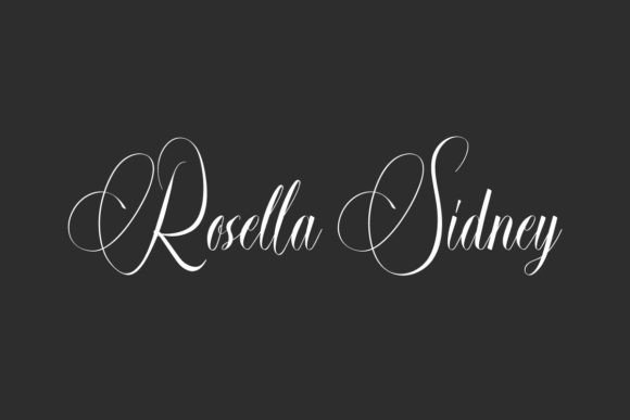Rosella Sidney Font: Elevating Wedding Campaign Visuals