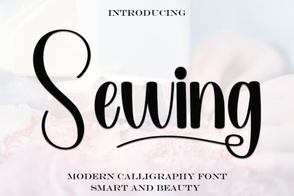 Sewing Font: Adding Festive Charm to Editorial Design