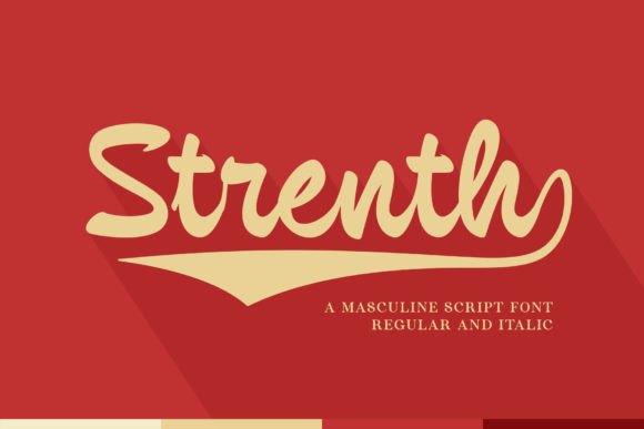 Strenth: The Script Font That Elevates Your Campaign’s Visual Impact