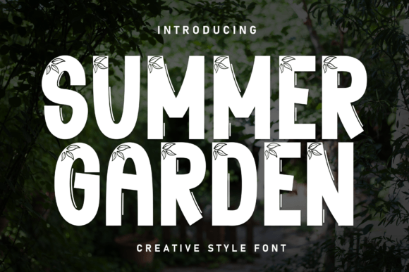 Summer Garden Font: A Sweet Touch for Small Business Branding