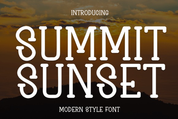 Summit Sunset: A Warm Handwritten Font for Thoughtful Editorial Design