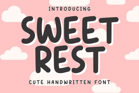 Sweet Rest: A Playful Handwritten Font for Crafters and Makers